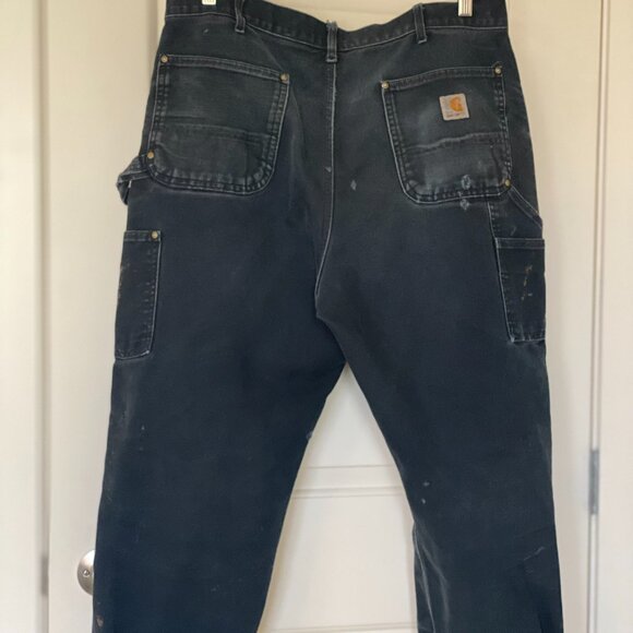 Carhartt Vintage Work Pants – DIY Patched & Distressed (Men’s 34) - Picture 2 of 2